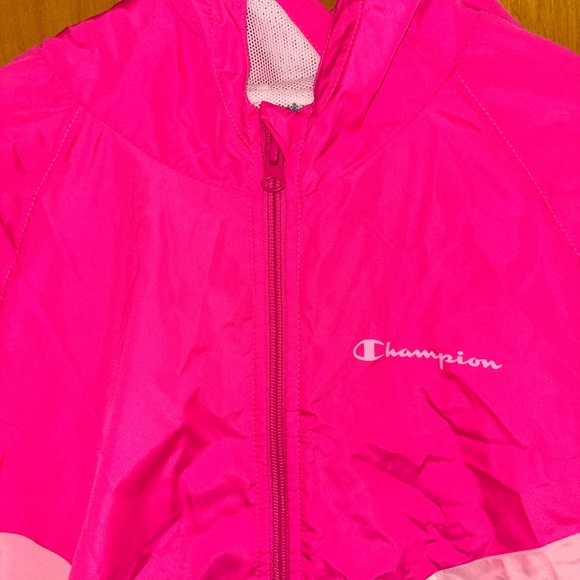 Champions Windbreaker Pink Girls Size XL - Picture 2 of 7